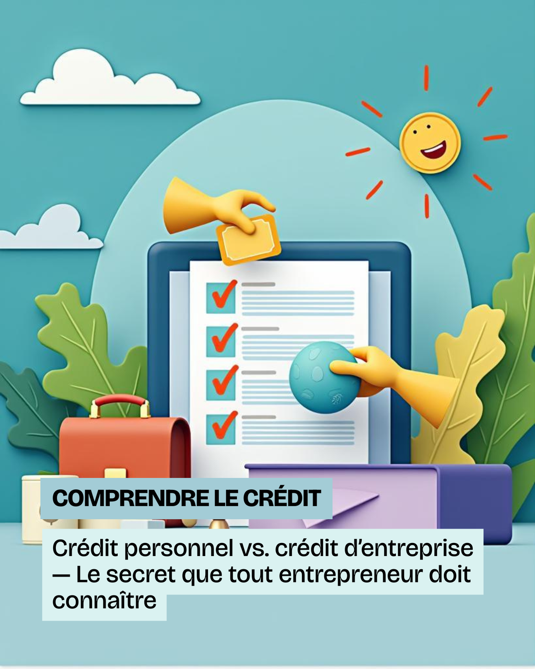 Partie 1 : Crédit Personnel vs Crédit d’Entreprise — Le Secret Caché Que Tout Entrepreneur Doit Connaître
